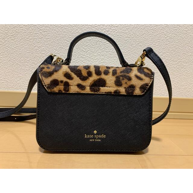 kate spade new york(ケイトスペードニューヨーク)の【激カワ】ケイトスペード 2wayバッグ ランワイルドレオパードミニジェニン 猫 レディースのバッグ(ショルダーバッグ)の商品写真