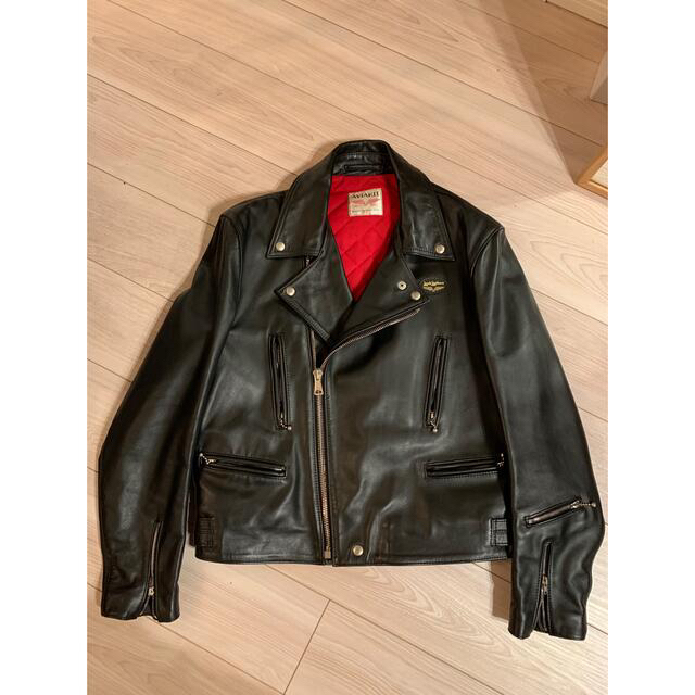 【美品】Lewis Leathers 402 ルイスレザーライトニングサイズ42ジャケット/アウター