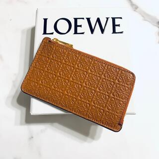 ロエベ(LOEWE)の新品　Loewe リピート　カードホルダー　カードケース　小銭入れ　財布　タン(コインケース)