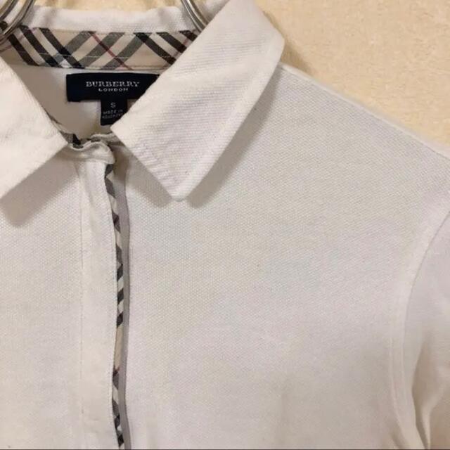 美品✨BURBERRY LONDON ノバチェック襟 ポロシャツ M - ポロシャツ 美品✨BURBERRY LONDON ノバチェック襟 ポロシャツ M - ポロシャツ