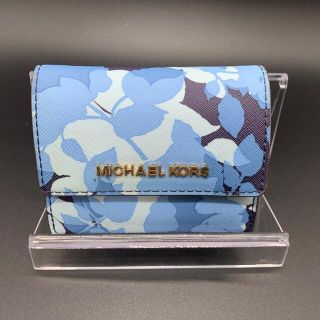 マイケルコース(Michael Kors)のMICHAEL KORS マイケルコース　カードケース パス コインケース 花柄(名刺入れ/定期入れ)