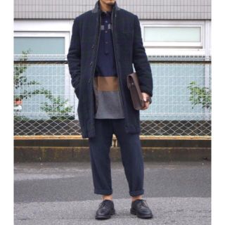 サカイ(sacai)の15AW kolor BEACONライナー付きツイードチェスターコート サイズ1(チェスターコート)