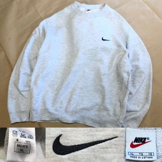 ナイキ(NIKE)の90s NIKE スウェット XL グレー トレーナー ナイキ(スウェット)