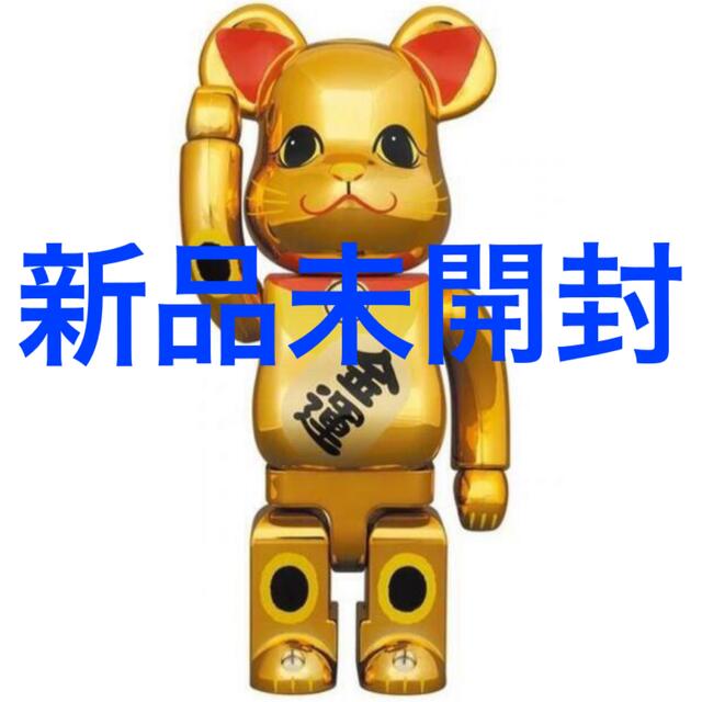 招き猫BE@RBRICK 招き猫 金運 金メッキ 参 400％