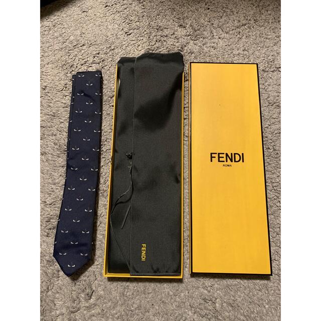 FENDI フェンディ　モンスターアイ　ネクタイ