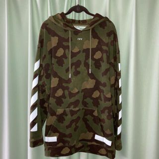 オフホワイト(OFF-WHITE)の値下げしました！off-white hoodie パーカー Sサイズ(パーカー)