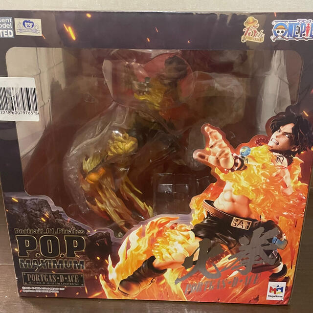 ワンピース　ポートガス・D・エース 15th 完成品(メガトレショップ限定)POP