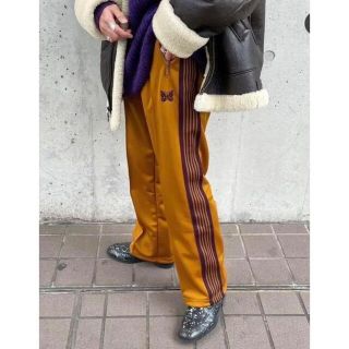 Needles - 21ss Needles ストレート トラックパンツ XS マスタードの