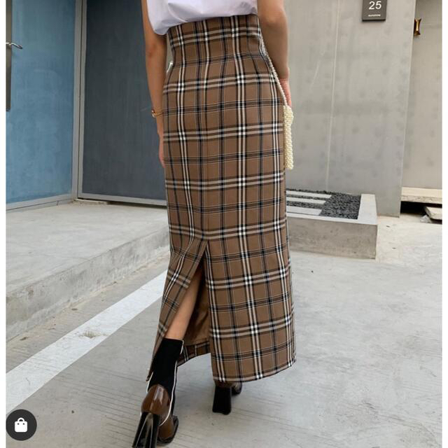 check pattern skirt レディースのスカート(ロングスカート)の商品写真