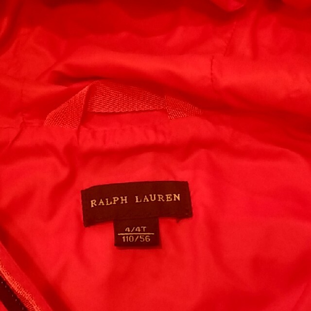 Ralph Lauren(ラルフローレン)のRALPH LAURENラルフローレン　ジャケット　コート　ピンク　100㎝ キッズ/ベビー/マタニティのキッズ服女の子用(90cm~)(ジャケット/上着)の商品写真