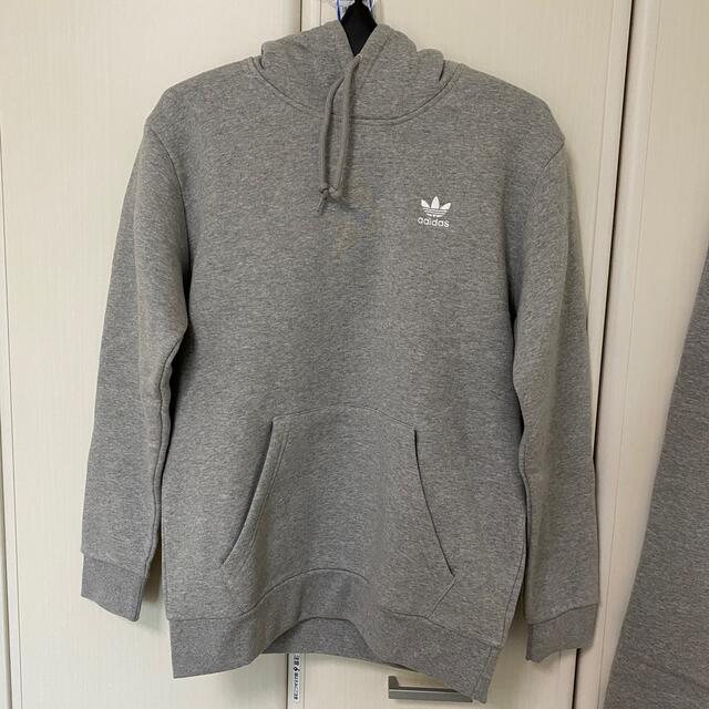 新品 adidas 2022 オリジナルス メンズ グレー 上下セット Mサイズ 2