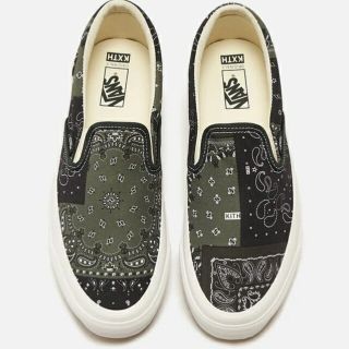 【新品未使用】kith × vans slip-on bandana(スニーカー)