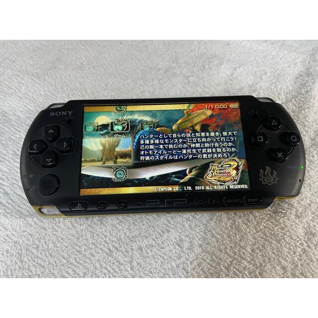 レア ほぼ新品  PSP-3000 (PSP-3000MHB) ハンターズモデル