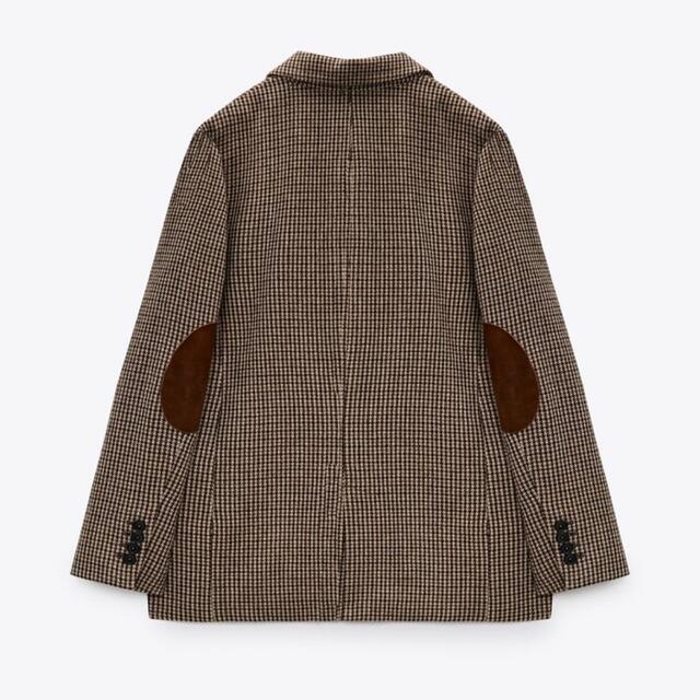 ZARA - ZARA エルボーパッチ ウールブレンド ブレザーの通販 by ZARA - ZARA エルボーパッチ ウールブレンド ブレザーの通販 by