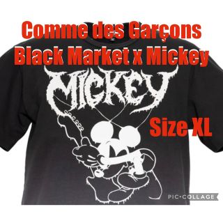 ブラックコムデギャルソン(BLACK COMME des GARCONS)のComme des Garçons Black Market x Mickey(Tシャツ/カットソー(半袖/袖なし))