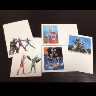 ウルトラマンの葉書　5枚  (使用済み切手/官製はがき)