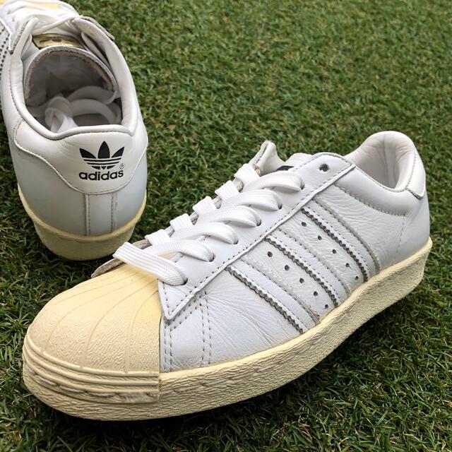 美品22.5 adidas スーパースター80s VIN DXアディダスF925