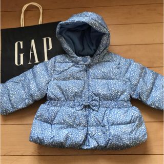 ベビーギャップ(babyGAP)の新品★ 70cm gap ジャンパー　小花柄　水色(ジャケット/コート)