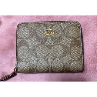 コーチ(COACH)の新品✴︎COACH 2つ折り財布　シグネチャー　売り切り最終お値下げ！！(財布)