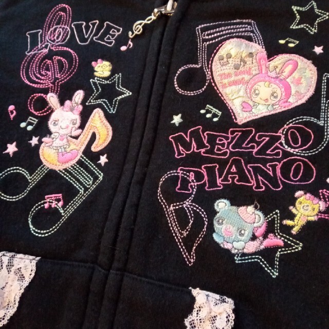 mezzo piano(メゾピアノ)のメゾピアノ　パーカー120cm キッズ/ベビー/マタニティのキッズ服女の子用(90cm~)(ジャケット/上着)の商品写真