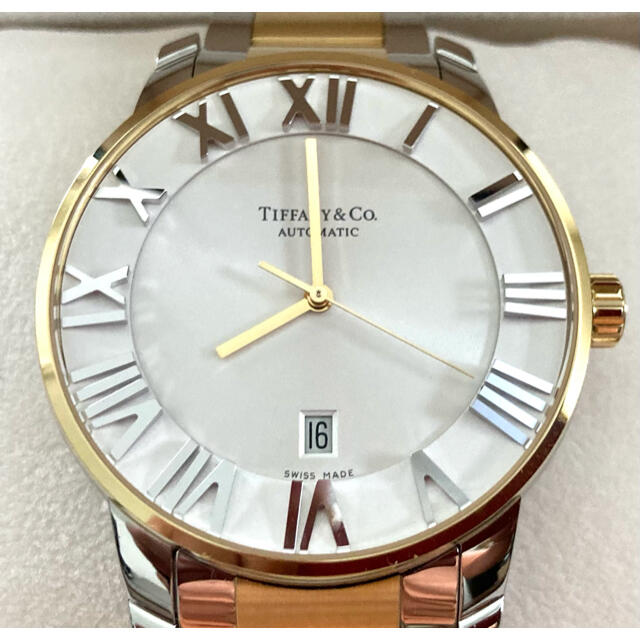 超美品の & Tiffany Co. 新品未使用品 自動巻 Dome Atlas ティファニー