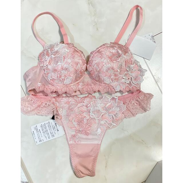 サルート 26G LB ピンク ソング Tバック C65 セット ブラ パンツ | フリマアプリ ラクマ