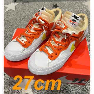 ナイキ(NIKE)のNIKE×SACAI BLAZERLOW MAGMA ORANGE (スニーカー)