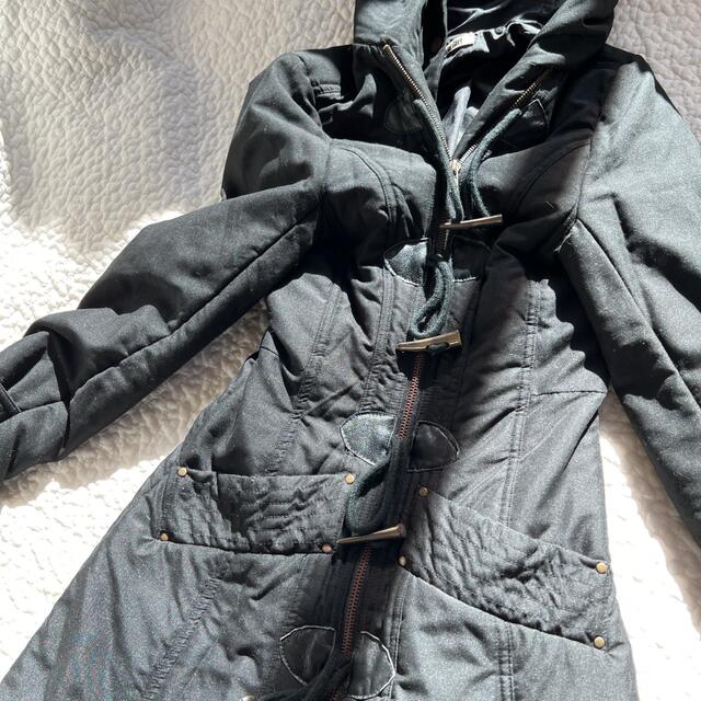 SPIRAL GIRL(スパイラルガール)のリアル ラビット ファー コート 脱着可能  レディースのジャケット/アウター(毛皮/ファーコート)の商品写真