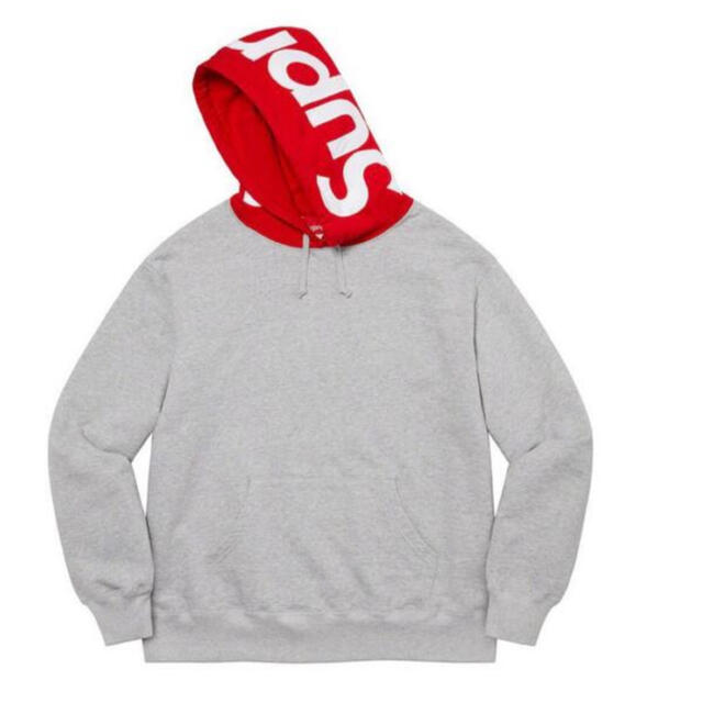 supreme contrast hooded sweat shirt
