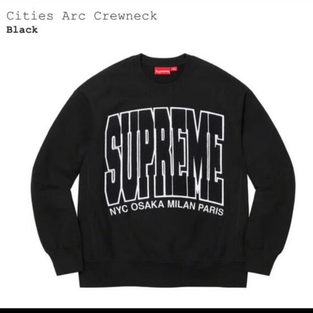 メンズ新品未使用&未開封/Supreme Cities Arc Crewneck