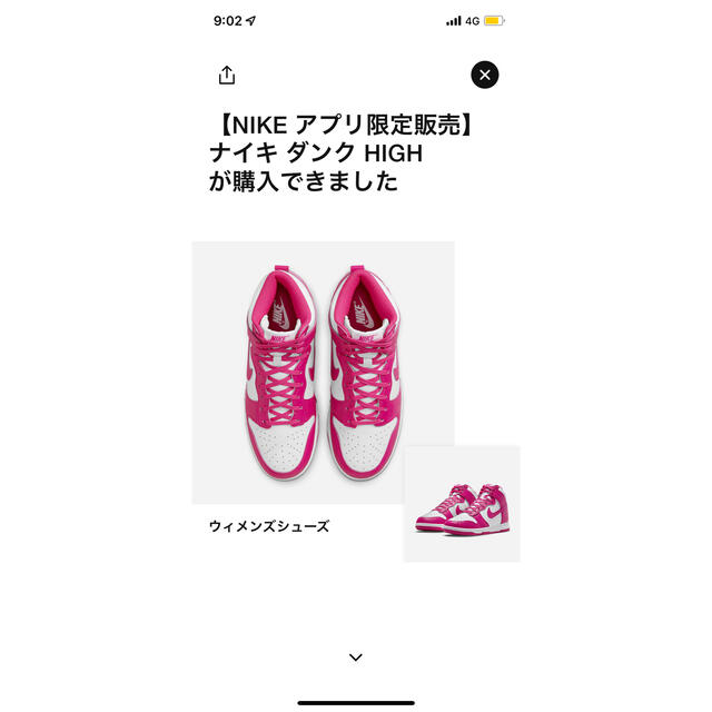 Nike WMNS Dunk High "Pink Prime"