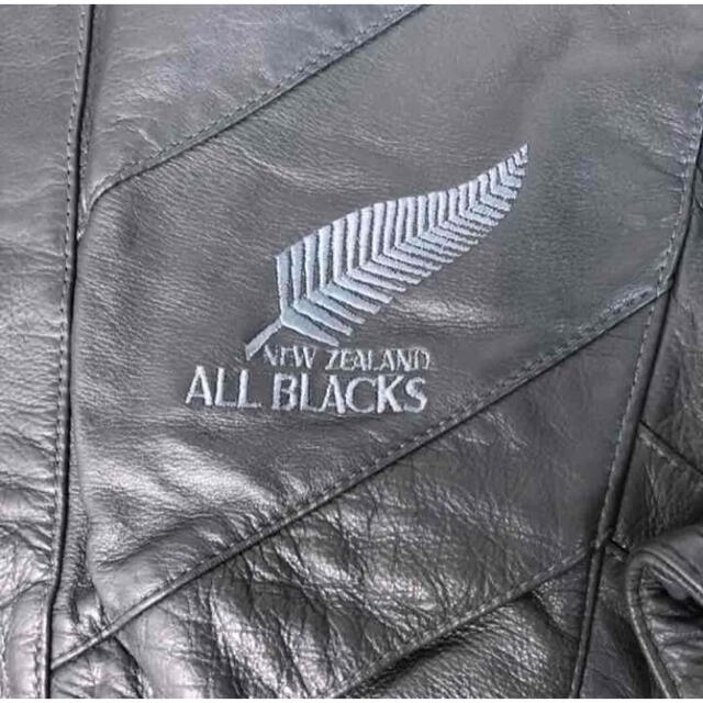 希少❗️ラガーマン必見❗️ニュージーランドALL BLACKS レザージャケット