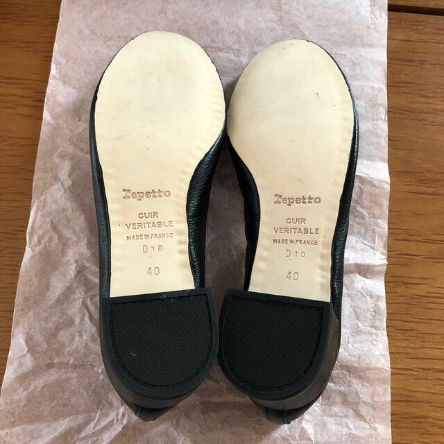 repetto(レペット)のレペット　バレーシューズ　黒　サイズ40 レディースの靴/シューズ(バレエシューズ)の商品写真