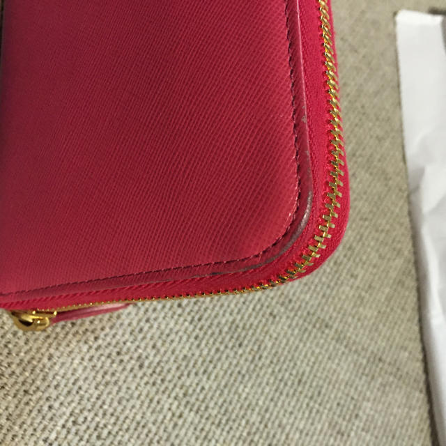 PRADA(プラダ)のPRADA サフィアーノ♡ピンク長財布 レディースのファッション小物(財布)の商品写真