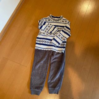 ユニクロ(UNIQLO)のユニクロパジャマフリース子供美品110センチから125センチ(パジャマ)