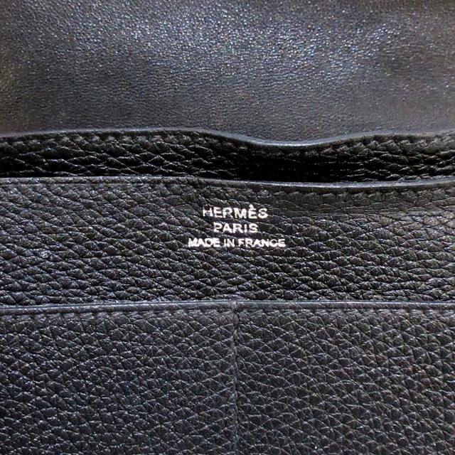 Hermes(エルメス)のHERMES(エルメス) 長財布 ドゴンGM 黒 トゴ レディースのファッション小物(財布)の商品写真
