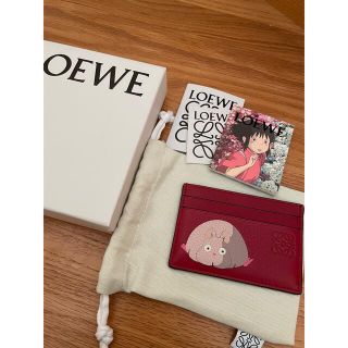 ロエベ(LOEWE)の LOEWEロエベ×千と千尋の神隠し 坊ネズミ プレーン カードフォルダー(名刺入れ/定期入れ)