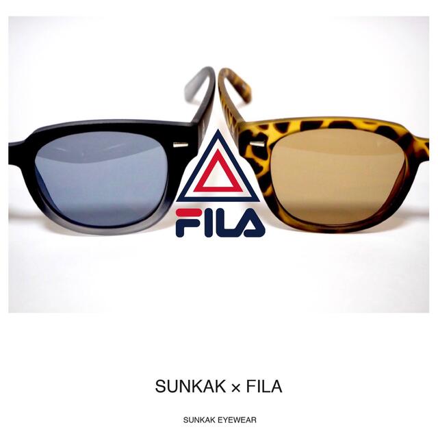 sunkak×FILA サンカク フィラ サングラス べっこう