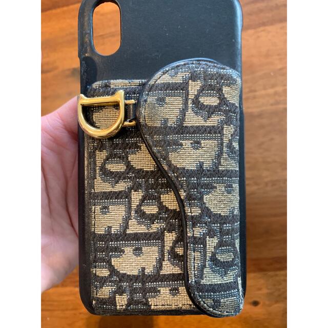 Christian Dior(クリスチャンディオール)の【美品/正規品】 DIOR ディオール iPhone X XS ケース ネイビー スマホ/家電/カメラのスマホアクセサリー(iPhoneケース)の商品写真