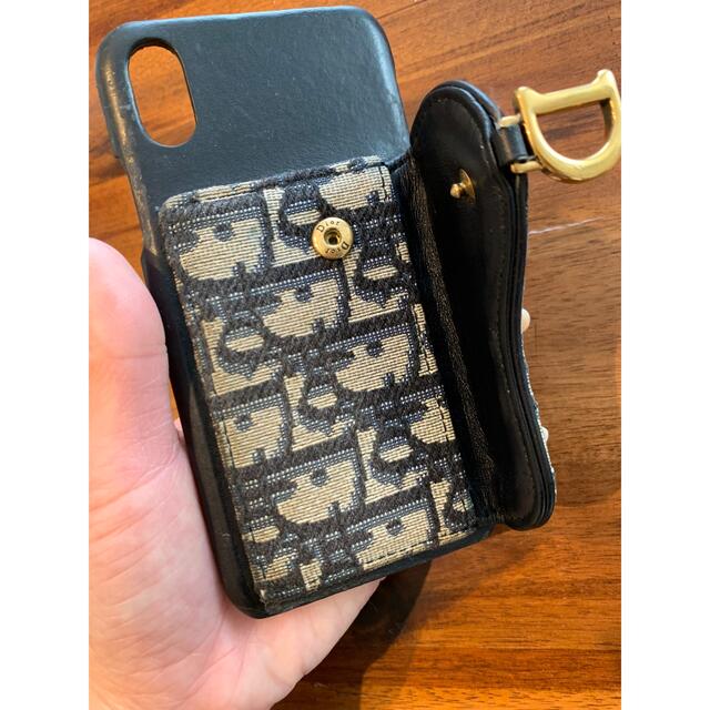 Christian Dior(クリスチャンディオール)の【美品/正規品】 DIOR ディオール iPhone X XS ケース ネイビー スマホ/家電/カメラのスマホアクセサリー(iPhoneケース)の商品写真