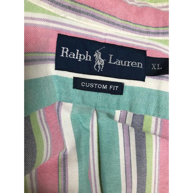 Ralph Lauren(ラルフローレン)の【ヴィンテージ】1点物　ラルフローレン　RalphLauren shirt XL レディースのトップス(シャツ/ブラウス(長袖/七分))の商品写真