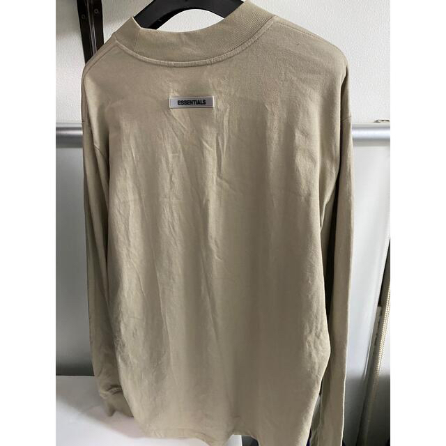 FEAR OF GOD(フィアオブゴッド)のessentials  エッセンシャルズ　ロンT  カットソー　オリーブ　s メンズのトップス(Tシャツ/カットソー(七分/長袖))の商品写真