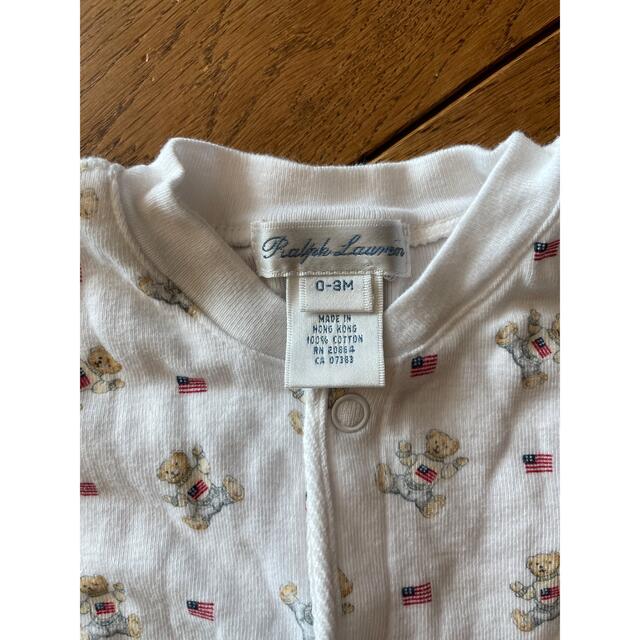 POLO RALPH LAUREN(ポロラルフローレン)のPOLO 長袖ロンパース キッズ/ベビー/マタニティのベビー服(~85cm)(ロンパース)の商品写真