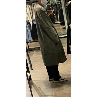 ザラ(ZARA)のZARA コート　グリーン　オリーブ　モスグリーン　(ステンカラーコート)