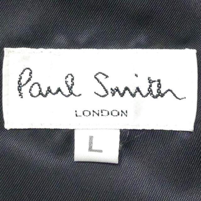 Paul Smith(ポールスミス)のポールスミス メンズ レザー コート M 黒  ハーフコート 本革 ジャケット メンズのジャケット/アウター(チェスターコート)の商品写真