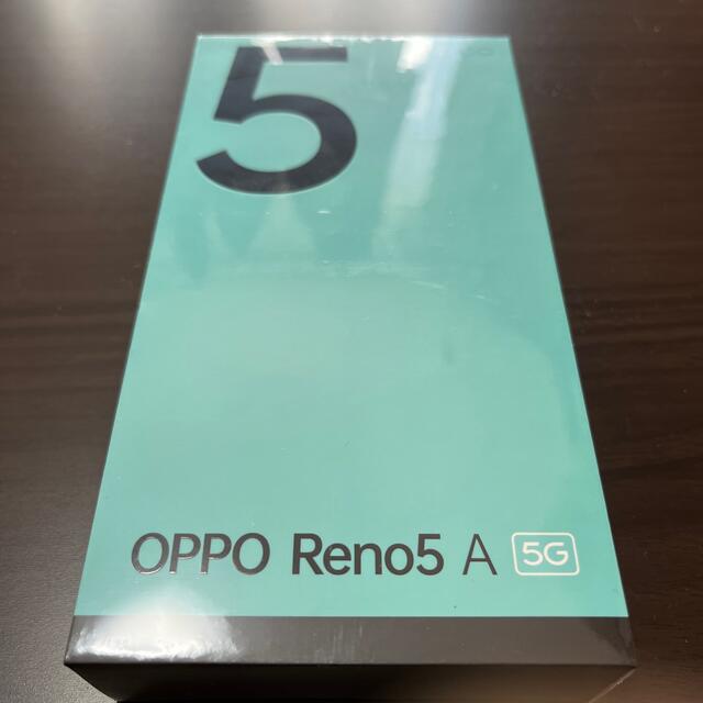 完成品 ワイモバイル 新品未開封 - OPPO OPPO シルバーブラック A Reno5 スマートフォン本体