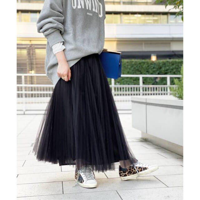 DEUXIEME CLASSE(ドゥーズィエムクラス)の1回着用⭐︎AP STUDIO SCENTOF チュールスカート レディースのスカート(ロングスカート)の商品写真