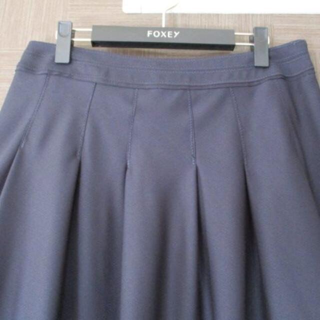 Aylesbury(アリスバーリー)のアリスバーリー 濃紺 ネイビー スカート 13 東京スタイル 日本製 秋冬 レディースのスカート(ひざ丈スカート)の商品写真