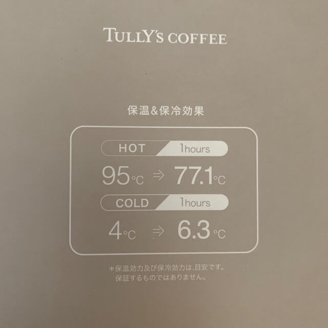 TULLY'S COFFEE(タリーズコーヒー)のタリーズ福袋　2022 ステンレスタンブラー インテリア/住まい/日用品のキッチン/食器(タンブラー)の商品写真