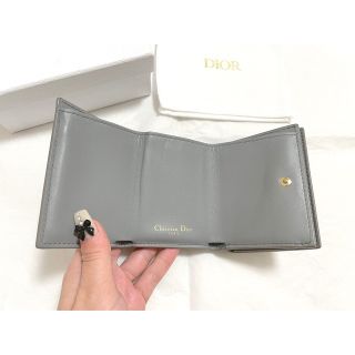 早い者勝ち Dior ディオール 30 Montaigne 三つ折り財布 ブルー-